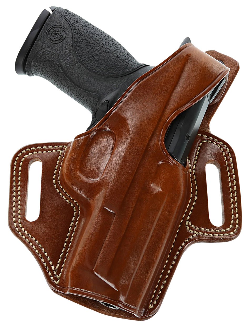 Galco Fletch FL870R OWB Tan Leather High Ride Holster for Sig Sauer P365XL/Spectre Comp, Right-Hand Draw