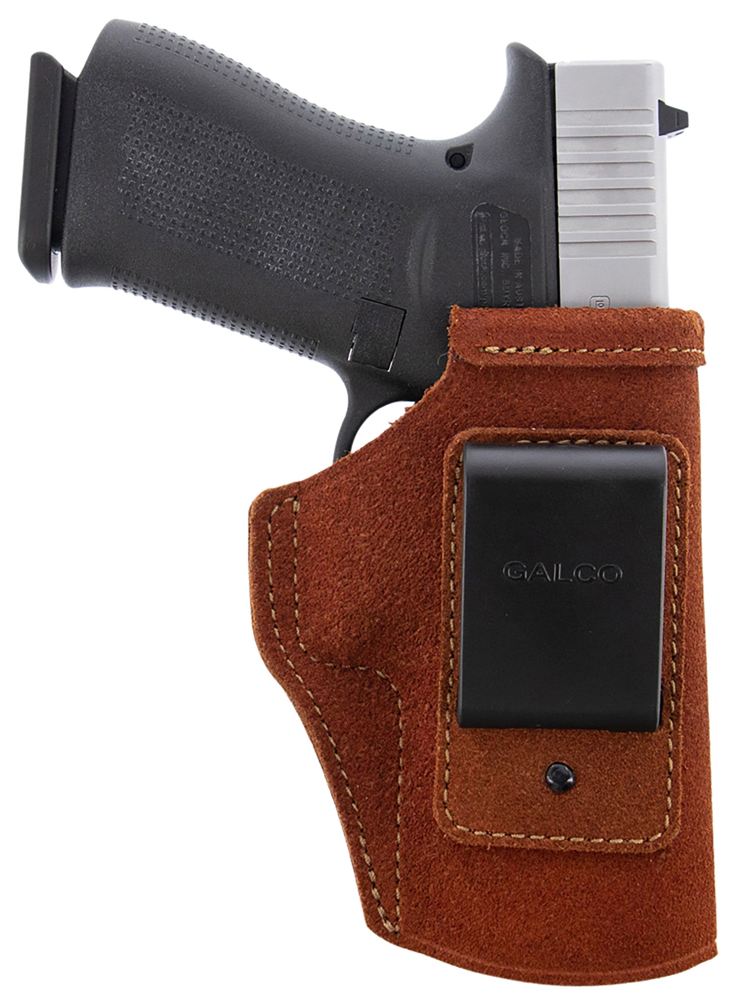 Galco Stow-N-Go IWB STO858 Natural Leather Belt Clip Holster for S&W M&P .380 Shield EZ RH