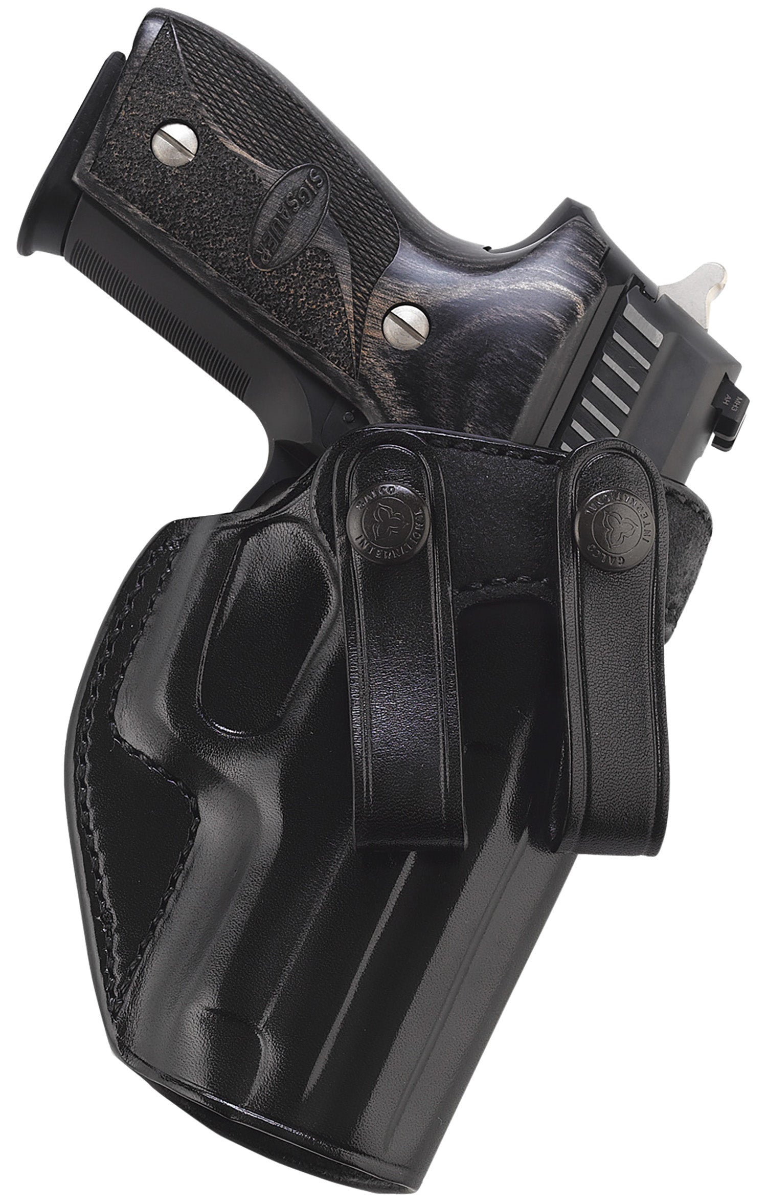 Galco Summer Comfort IWB SUM270B Black Leather Belt Loop Browning Hi-Power/Springfield SA-35 Match RH