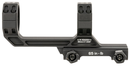 Sig Sauer SOA20014 Alpha MSR 30mm Tube Scope Mount Ring Combo Black Aluminum Picatinny Rail Mount