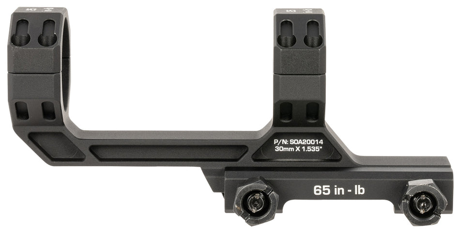 Sig Sauer SOA20015 Alpha MSR 34mm Tube Scope Ring Mount Combo Black Anodized 0 MOA Picatinny