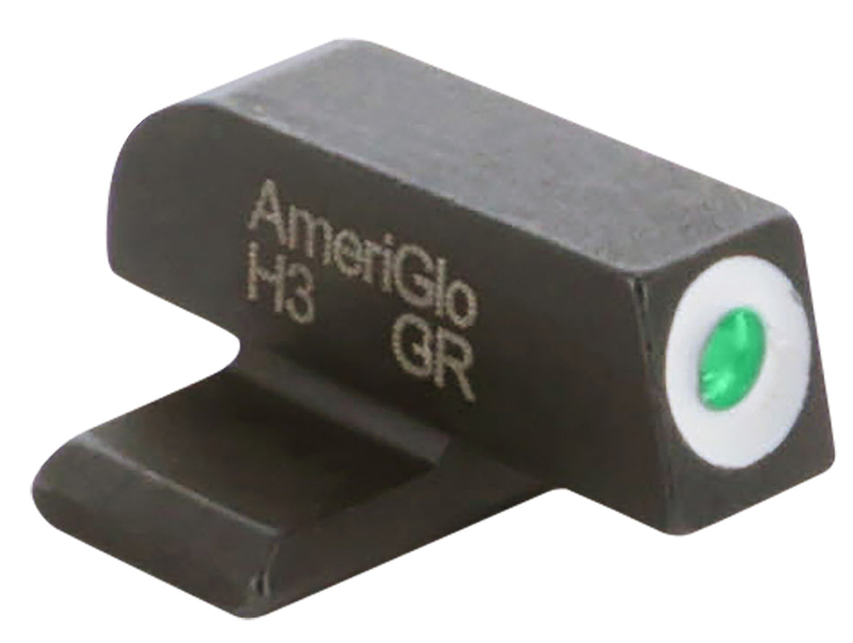 AmeriGlo SG1608 Green Tritium White Outline Pistol Front Sight for Sig Sauer & Springfield Armory