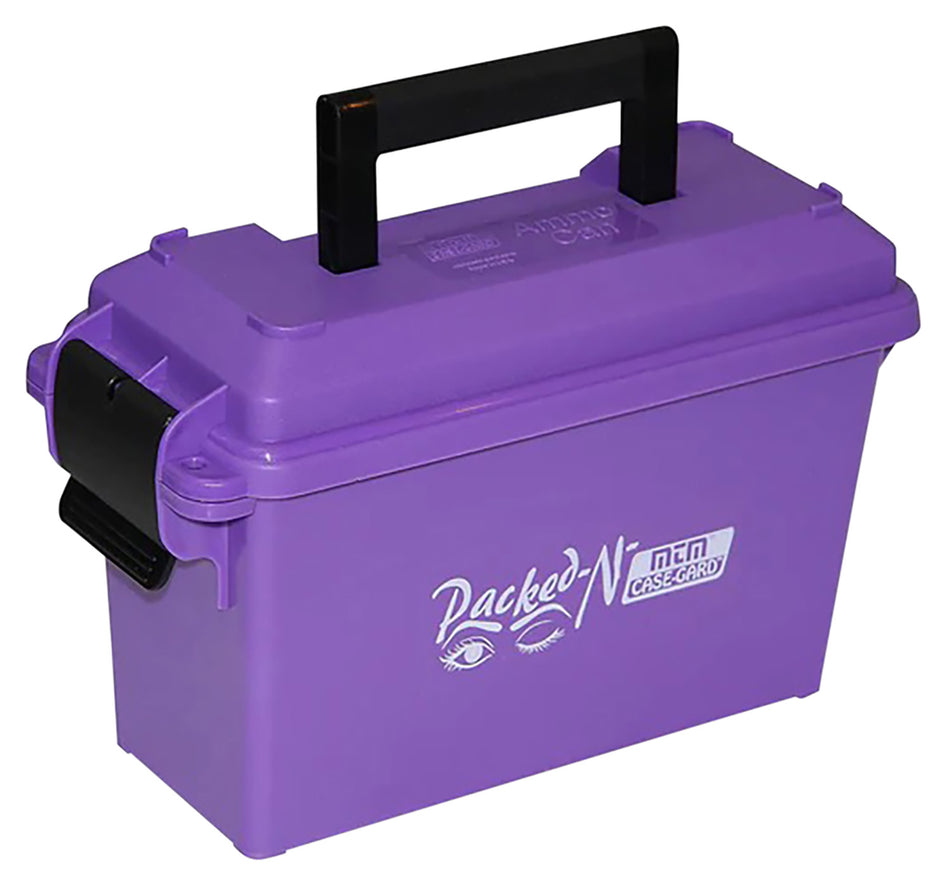 MTM Case-Gard Tall 30Cal Ammo Can AC30T25 Purple Polypropylene Heavy-Duty Padlock Tabs