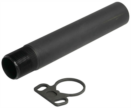 CMMG Pistol Buffer Tube Assembly for AR Pistols Black with Ambidextrous Sling Mount End Plate