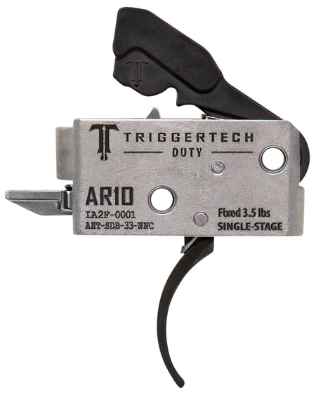 AR-10 Duty Single-Stage Curved Trigger by TriggerTech, 3.50 lbs Draw Weight