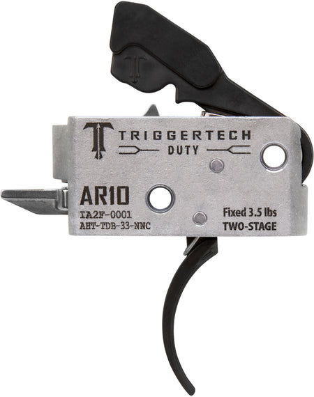 TriggerTech AR-10 Two-Stage Curved Duty Trigger 3.5 lb Pull Weight