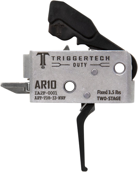 TriggerTech AR-10 Two-Stage Flat Duty Trigger 3.5 lb Pull Weight