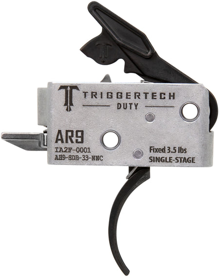 TriggerTech AR-9 Single-Stage Curved Duty Trigger 3.5 lb Pull Weight