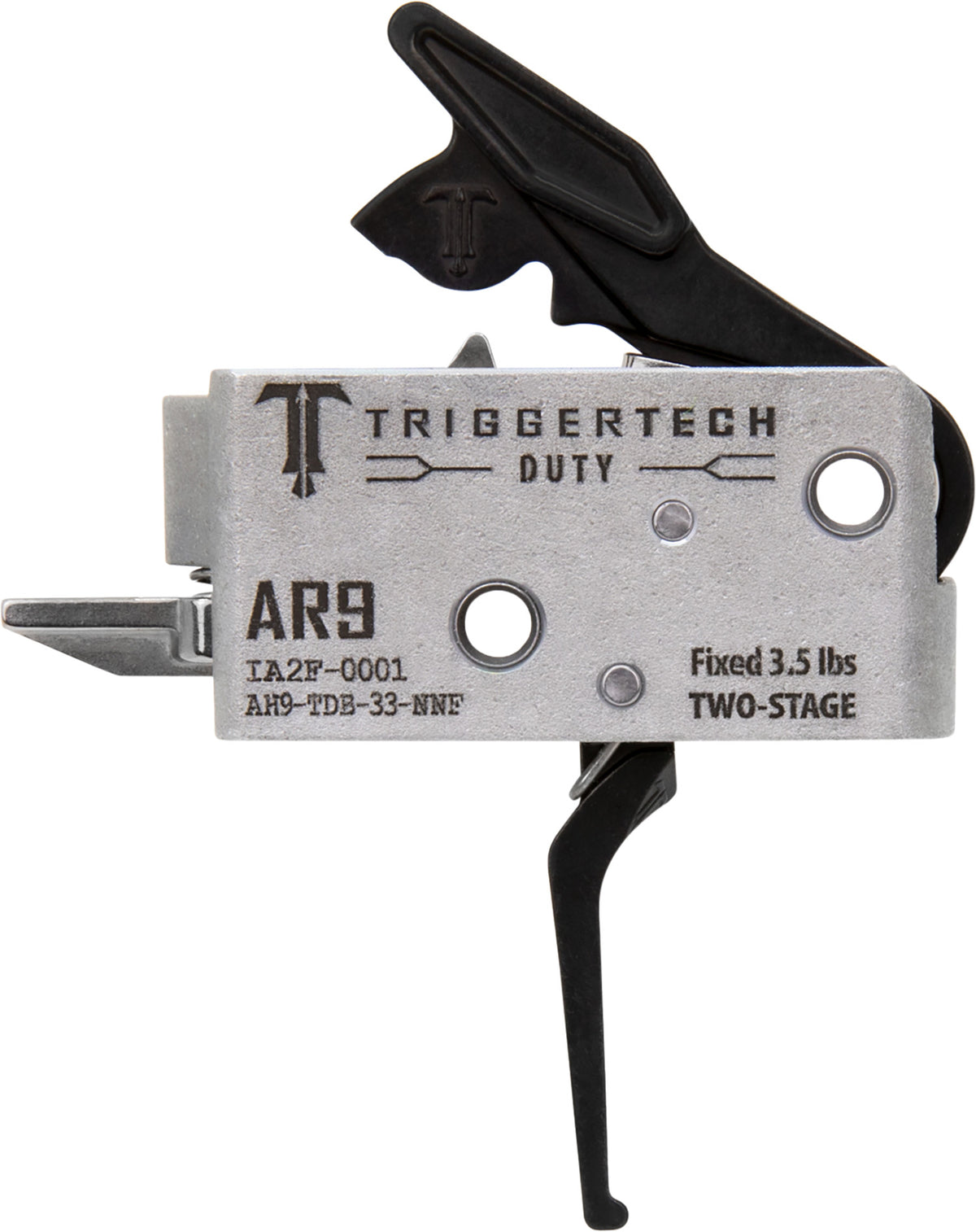 TriggerTech AR-9 Two-Stage Flat Duty Trigger 3.5 lb Pull Weight