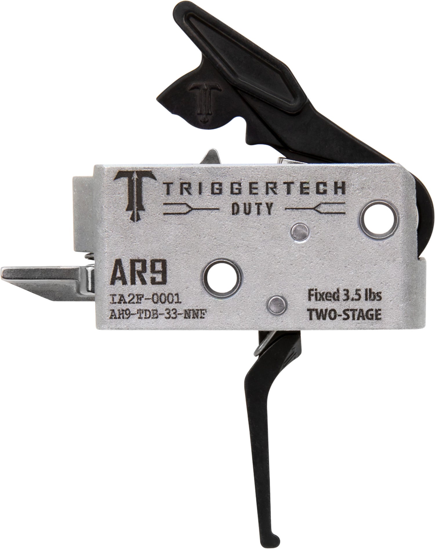 TriggerTech AR-9 Two-Stage Flat Duty Trigger 3.5 lb Pull Weight