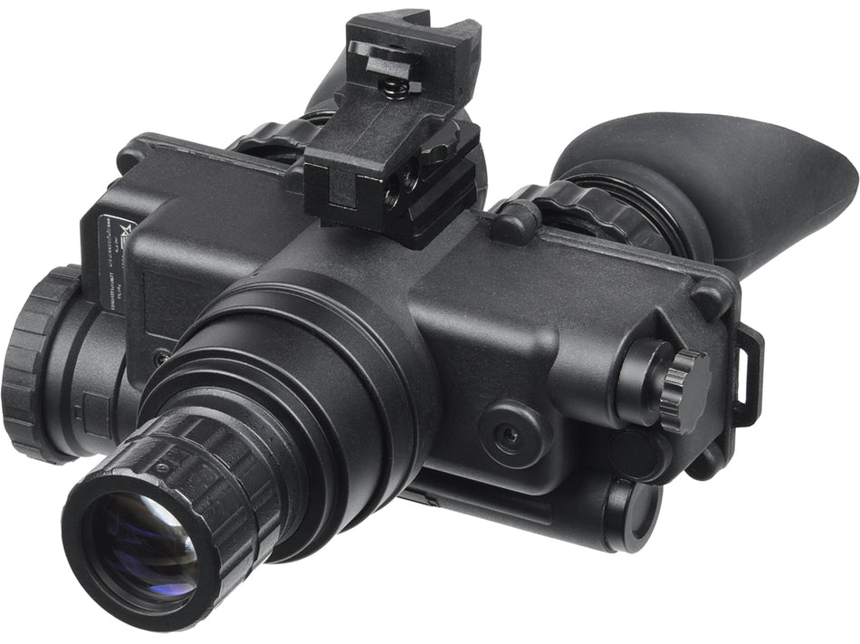 AGM Global Vision Wolf-7 PRO NL1 Gen 2+ Level 1 Night Vision Goggles 1x 27mm Green Filter 45-54 lp/mm Black