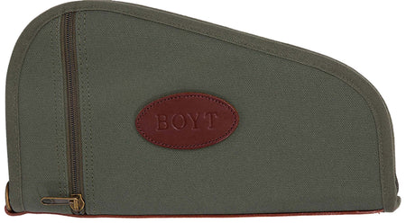 Boyt Harness OD Green Flannel-Lined Heart-Shaped Pistol Case for Handguns