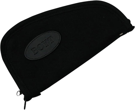 Boyt Harness Black Flannel-Lined Heart-Shaped Pistol Case for Handguns