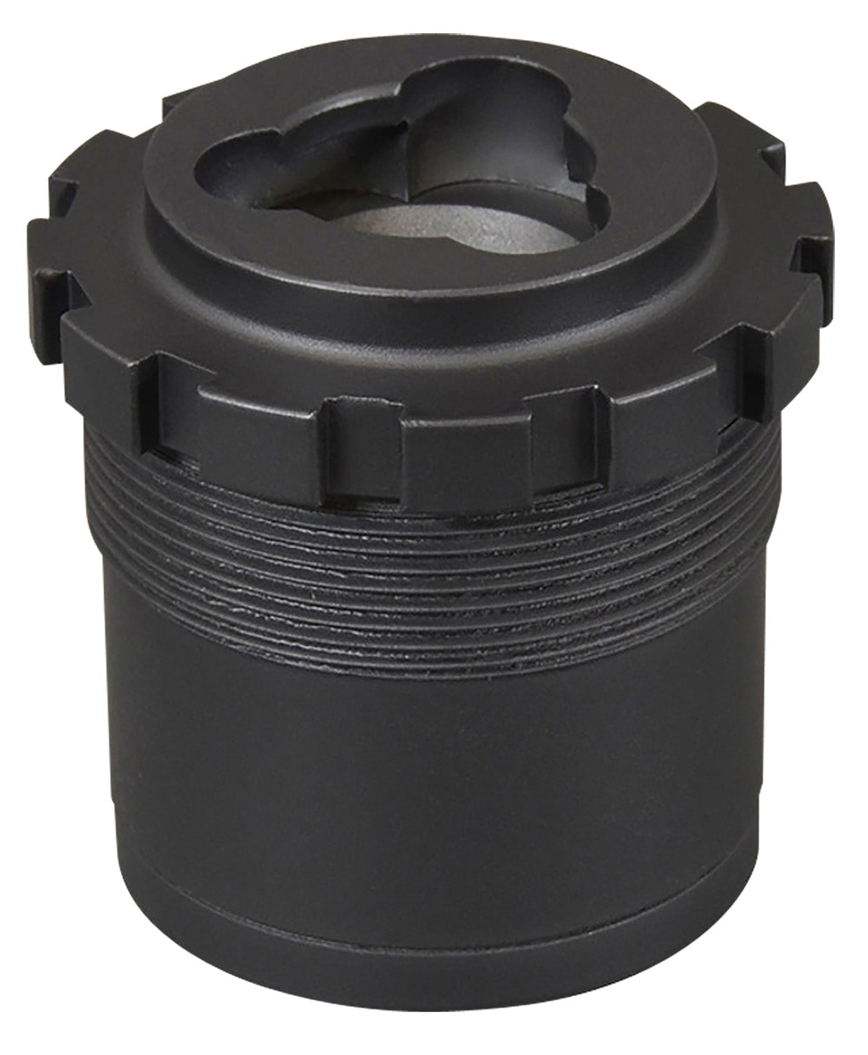 Yankee Hill 2050 3-Lug Heavy Duty Mount Adapter 1-3/8"-24 tpi Stainless Steel/Aluminum
