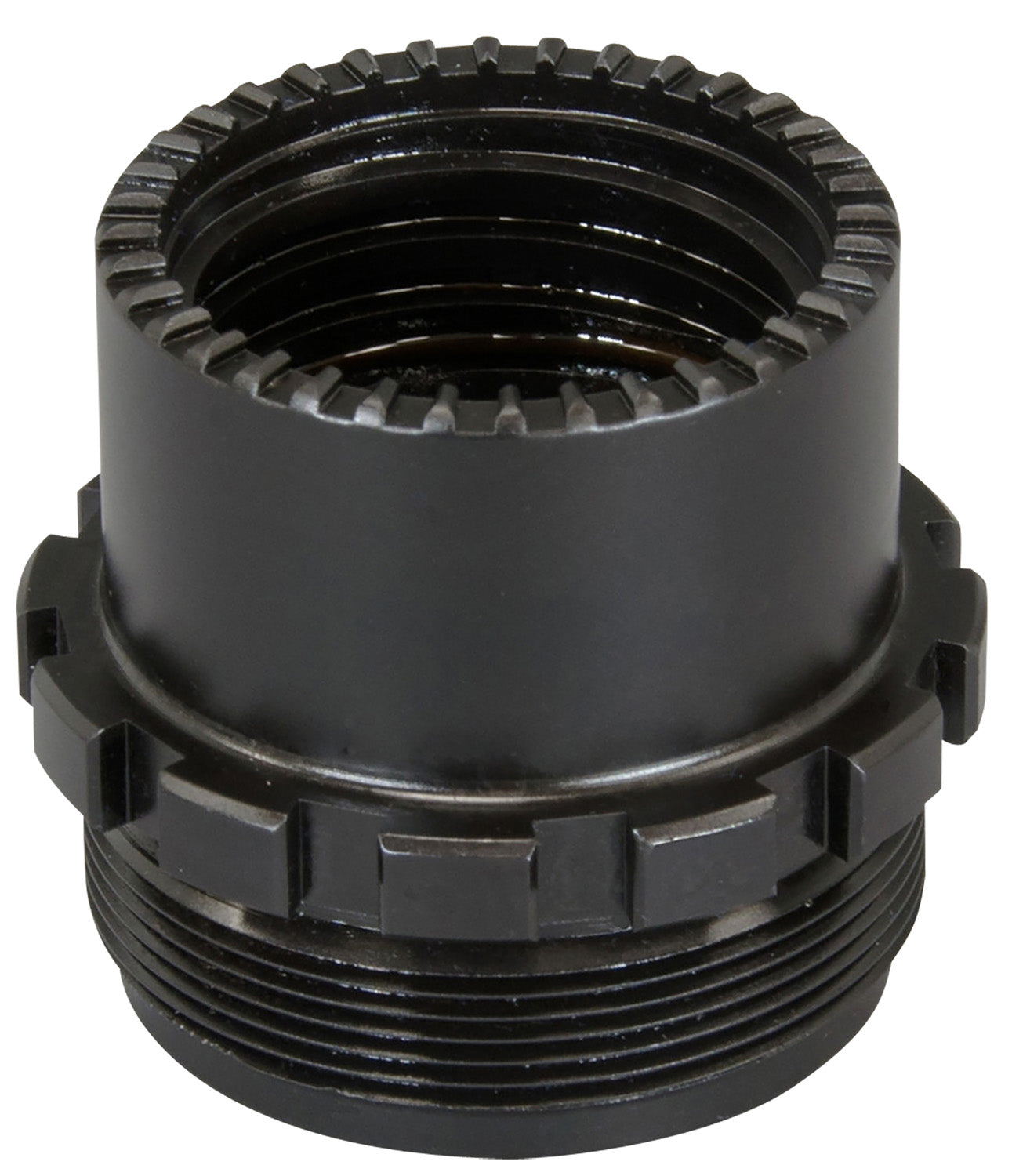 Yankee Hill 3060 Quick-Detach Suppressor Adapter 1-3/8"-24 tpi Stainless Steel Matte Black