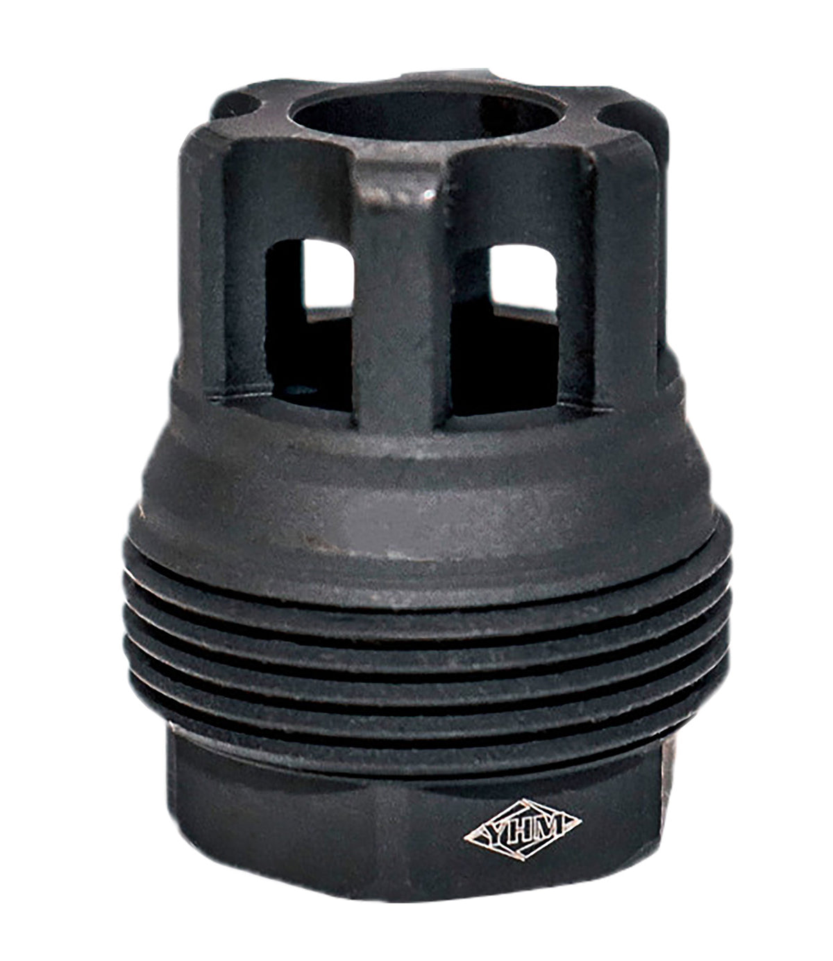 Yankee Hill sRx QD Mini Muzzle Brake Phosphate Steel 5/8"-24 tpi 9mm 1.10" OAL sRx Adapter