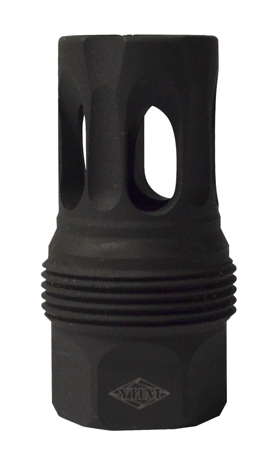 YHM sRx Short QD Flash Hider Black Phosphate Steel 5/8"-24 TPI for sRx Adapter System