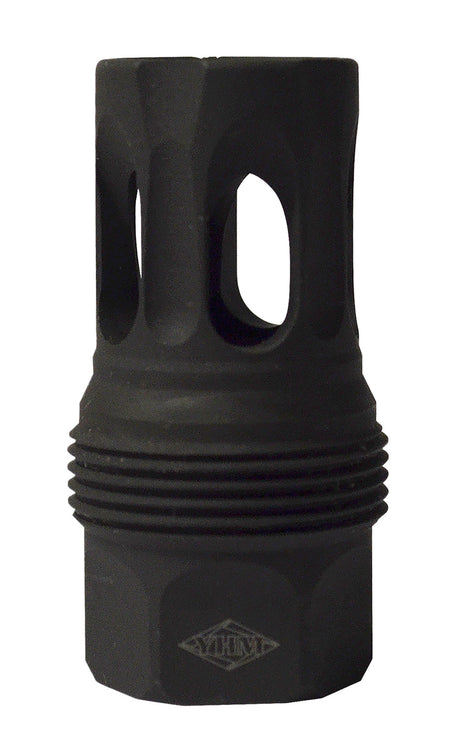YHM sRx Short QD Flash Hider Black Phosphate Steel 5/8"-24 TPI for sRx Adapter System