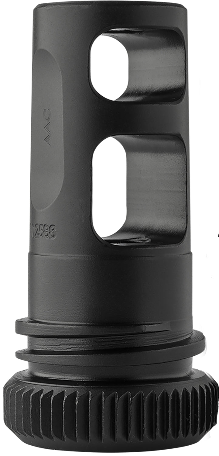 AAC BlackOut Muzzle Brake 22 Cal 1/2"-28 tpi Black Steel 51T Mount 64132