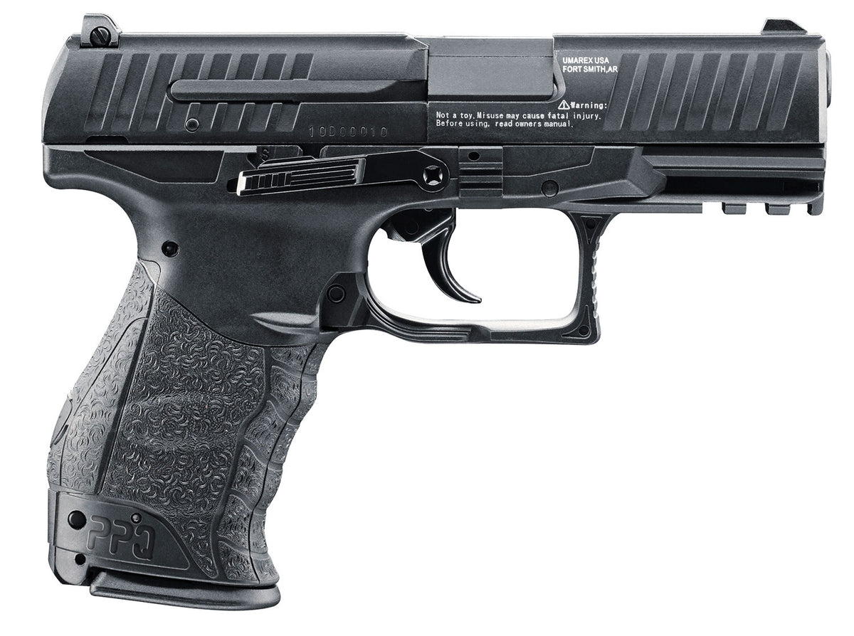 Umarex Walther PPQ CO2 Air Pistol 177 Cal Black 8rd 3.30 Barrel Manual Safety