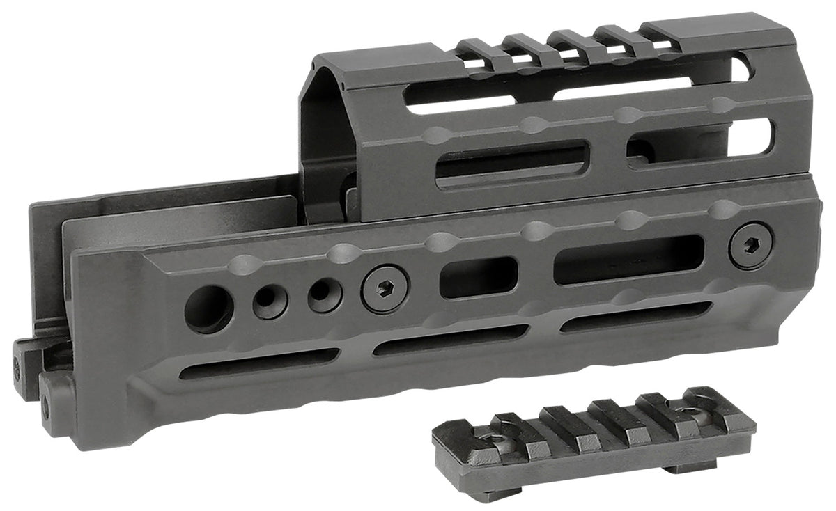 Midwest Industries AK-47/AK-74 Alpha Drop-In Aluminum M-LOK Handguard 6" Black Anodized