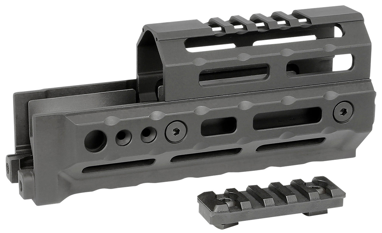 Midwest Industries AK-47/AK-74 Alpha Drop-In Aluminum M-LOK Handguard 6" Black Anodized