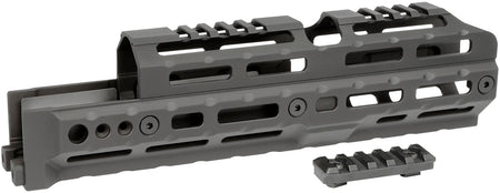 Midwest Industries MIAKALPHA100 AK Alpha Drop-In 10-Inch Handguard M-LOK Compatible Black Anodized Aluminum