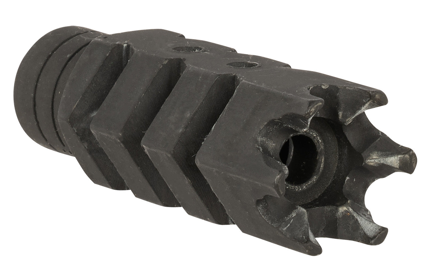 ATI A5102251 Shark AR-15 Muzzle Brake 5.56/.223 Cal 1/2-28 Thread Black Oxide Finish