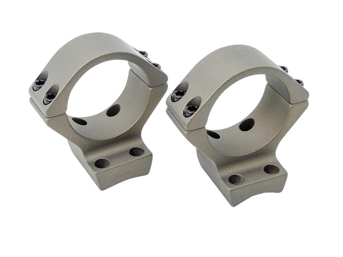 Talley SB830735 Smoked Bronze Cerakote 34mm Scope Mount/Ring Combo Fits X-Bolt Low Rings