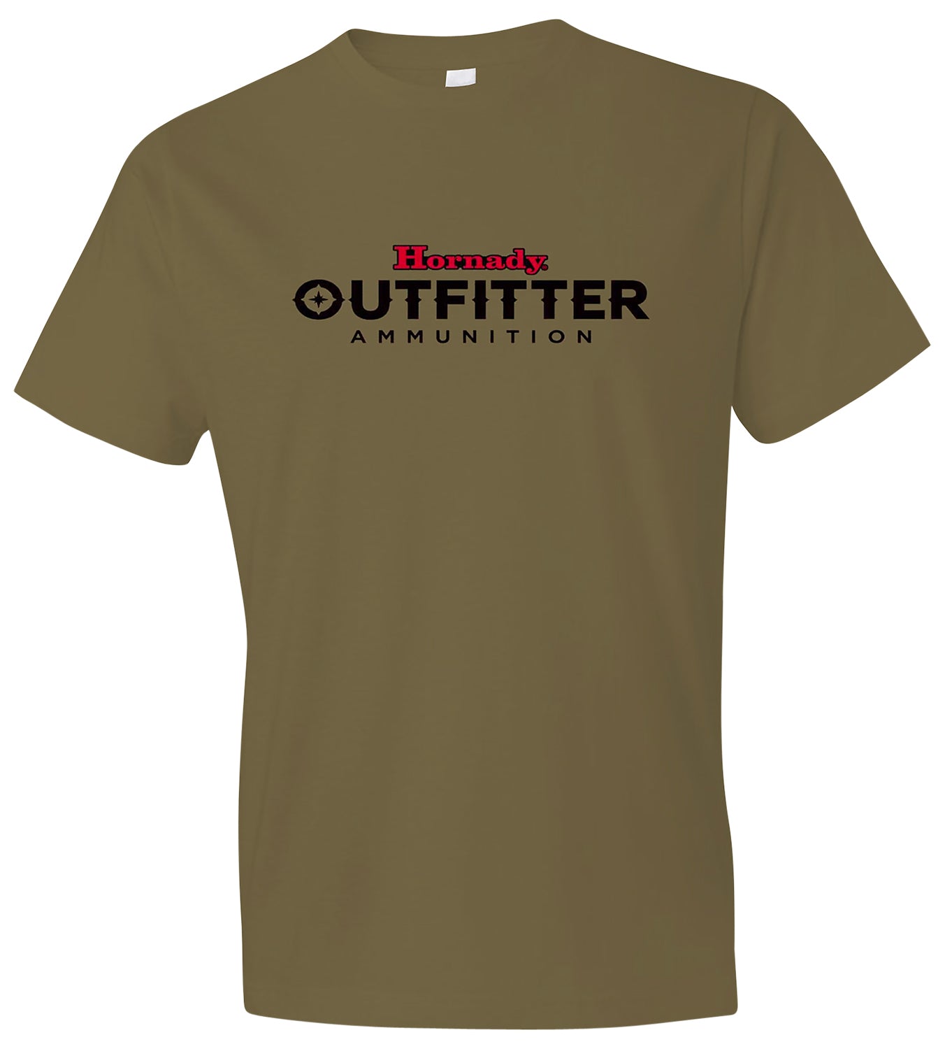 Hornady 31363 Semi-Fitted Big Buck Cotton T-Shirt Large Coyote Brown