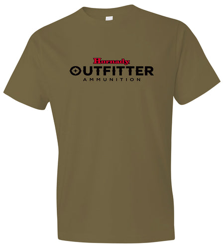 Hornady 31364 Semi-Fitted Big Buck Cotton T-Shirt XL Coyote Brown