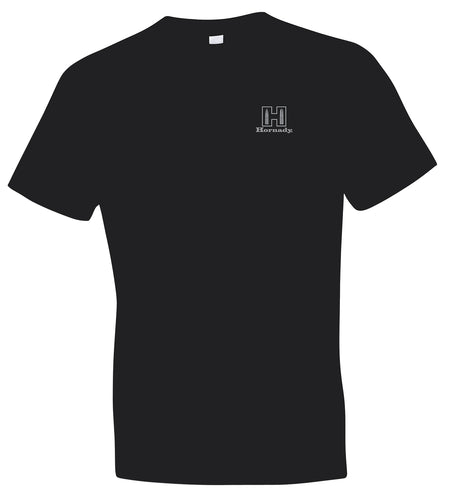 Hornady 30124 Black Semi-Fitted Cotton Short Sleeve T-Shirt XL