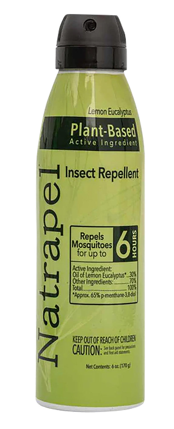 Natrapel Lemon Eucalyptus 6oz Aerosol DEET-Free Insect Repellent Effective Up to 6 Hours