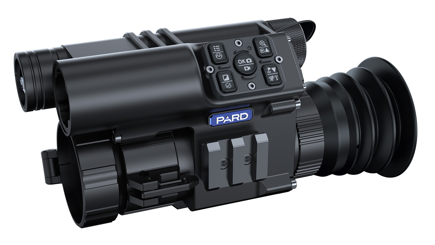 PARD FT34 LRF Thermal Clip-On Handheld Mountable 1x 35mm 384x288 50Hz Multi Reticle Laser Rangefinder Black