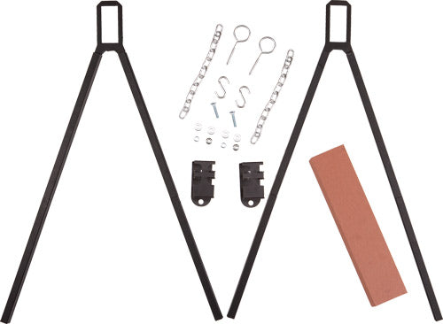 Allen Deluxe Gong Target Hanger System with Metal Leg Stand Kit