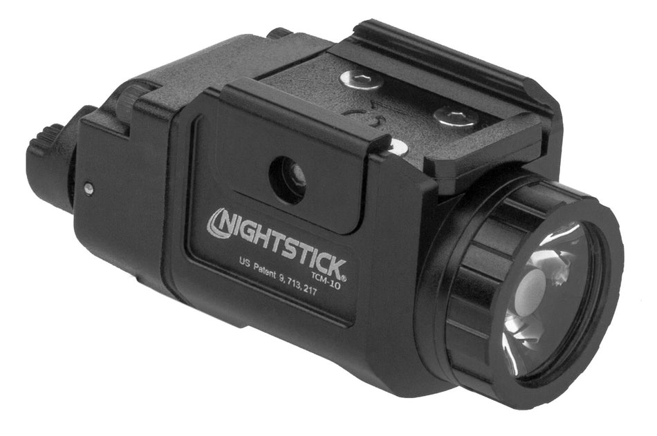 Nightstick TCM10 Compact Weapon Light 650 Lumens LED with Five Modular Rail Inserts Black Anodized