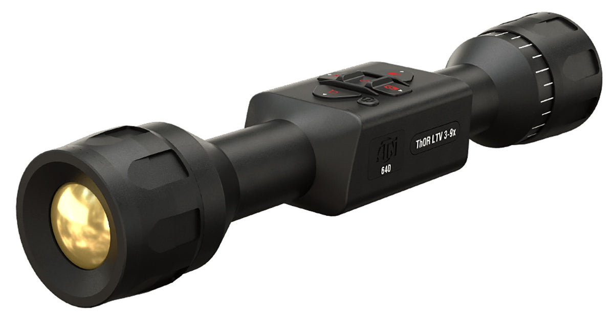 ATN Thor LTV 640 Thermal Scope 3-9x35mm Illuminated Reticle Black 640x480 Resolution