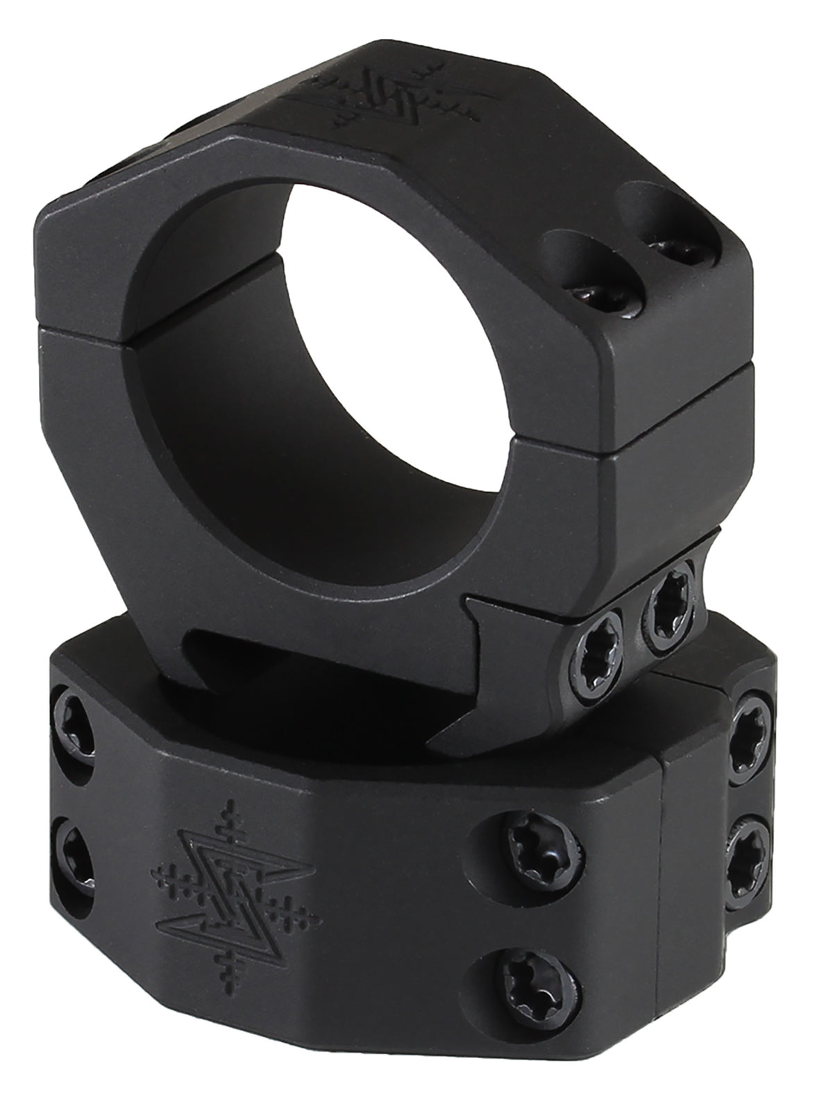 Seekins Precision 0010620018 Matte Black 30mm AR Height Picatinny Scope Rings