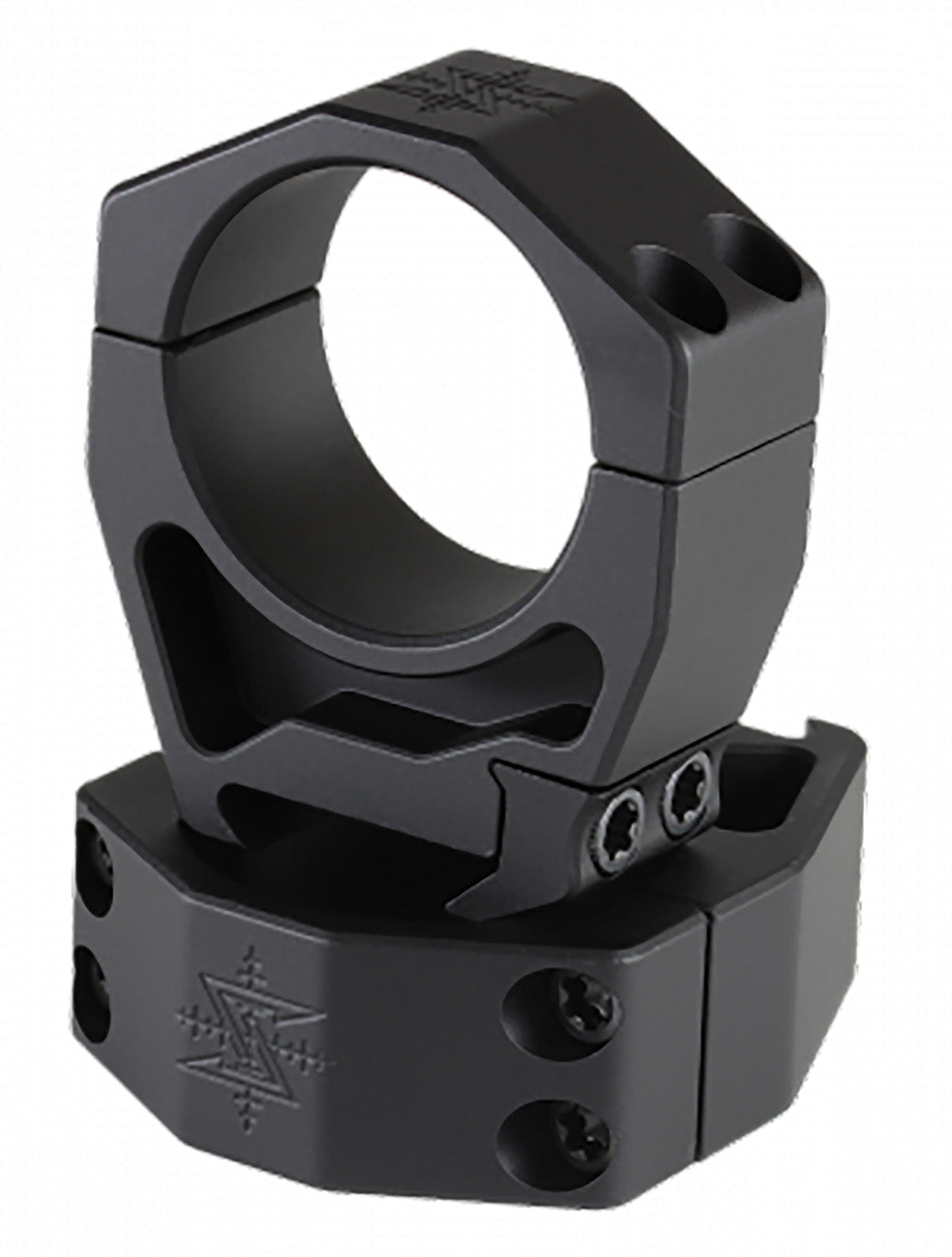 Seekins Precision 0010640004 Matte Black 35mm High Picatinny Scope Rings