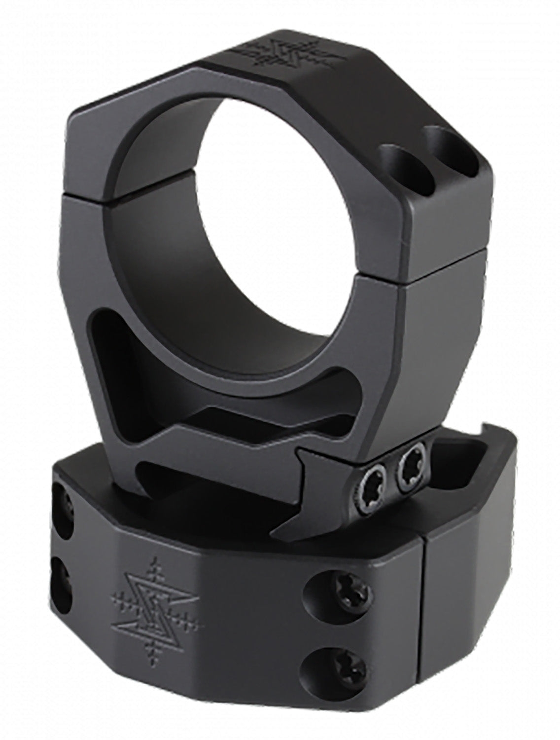 Seekins Precision 0010640006 Matte Black 35mm Extra High Picatinny Scope Rings