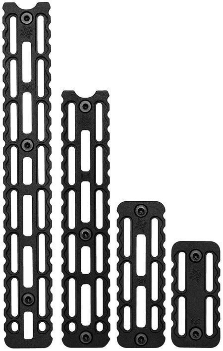 Seekins Precision 0010560097 M-LOK ARCA Rail 8" 3.5 Slot Anodized Black