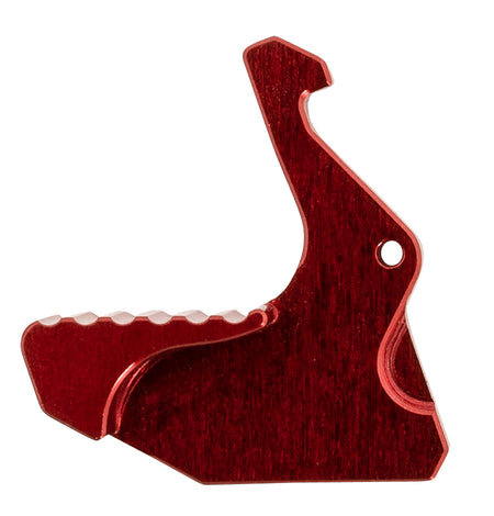 Rise Armament RA212GIRR RISE Red Anodized Aluminum Extended Charging Handle Latch for Mil-Spec AR