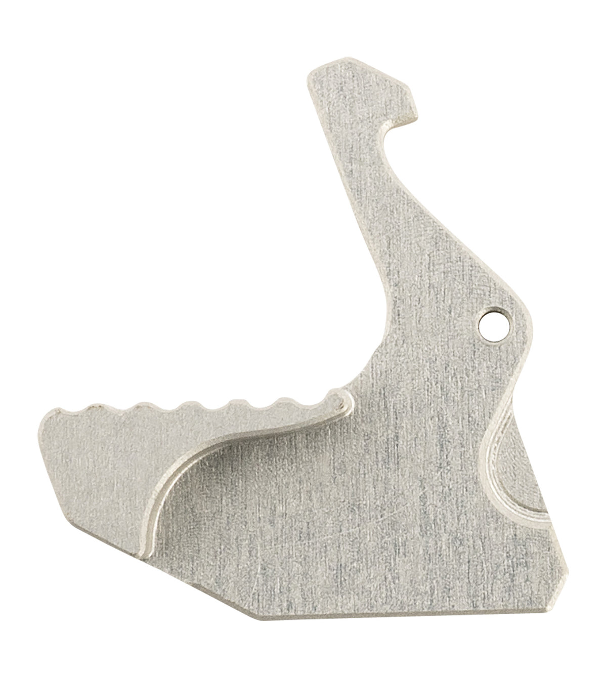 Rise Armament RA212GISLVR Silver Anodized Aluminum Extended Charging Handle Latch for Mil-Spec AR