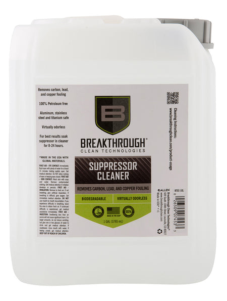 Breakthrough Clean 1 Gallon Water-Based Suppressor Cleaner BTSC1GL