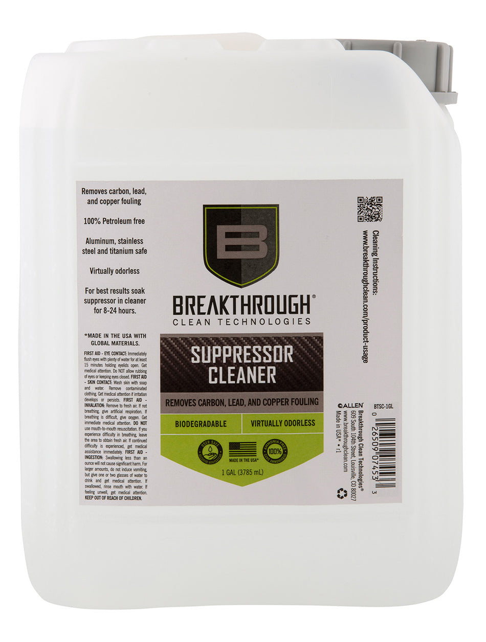 Breakthrough Clean 1 Gallon Water-Based Suppressor Cleaner BTSC1GL