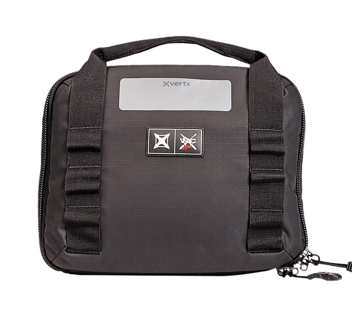 Vertx VTX5709 Black 420D Nylon VTAC Single Pistol Case for 2 Handguns and Extra Magazines