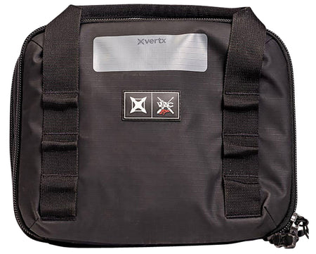 Vertx VTX5710 Black 420D Nylon VTAC Double Pistol Case for 4 Handguns and Extra Magazines