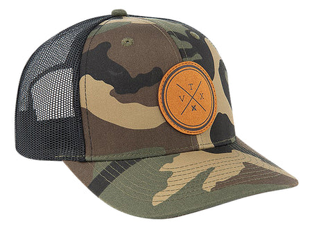Vertx Leather Patch Ball Cap Olive Camo