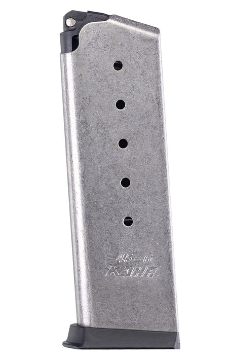 Kahr Arms OEM Stainless .45 ACP 6-Round Handgun Magazine for KP/CW Pistols
