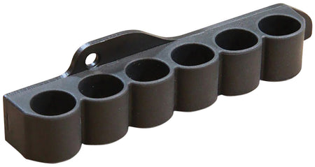 Adaptive Tactical Mossberg 500/590 Maverick 88 12GA 6rd Receiver Mounted Shell Carrier Black Rubber